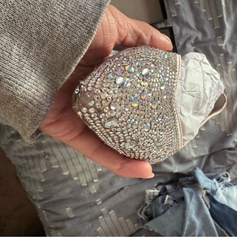 Betsey Johnson Sparkling Rhinestone Flats - Picture 5 of 7